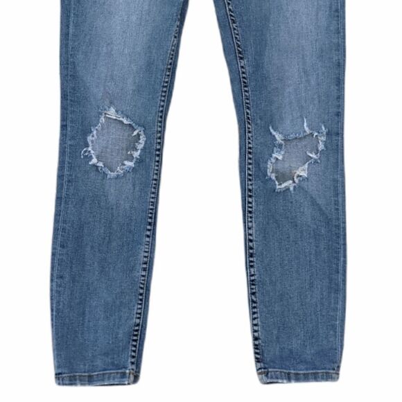 Free People Women's Distressed Knees Skinny fit Size 29 - Picture 6 of 10